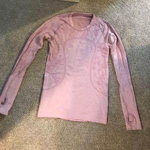 Lululemon Pink Long Sleeve